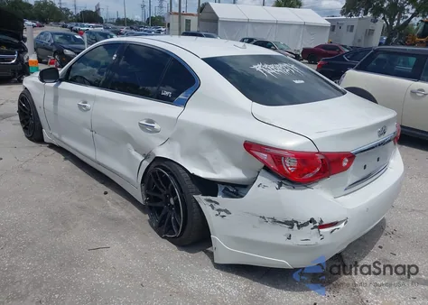 2014 Infiniti Q50 Premium из США, поврежденный, VIN JN1BV7APXEM674609